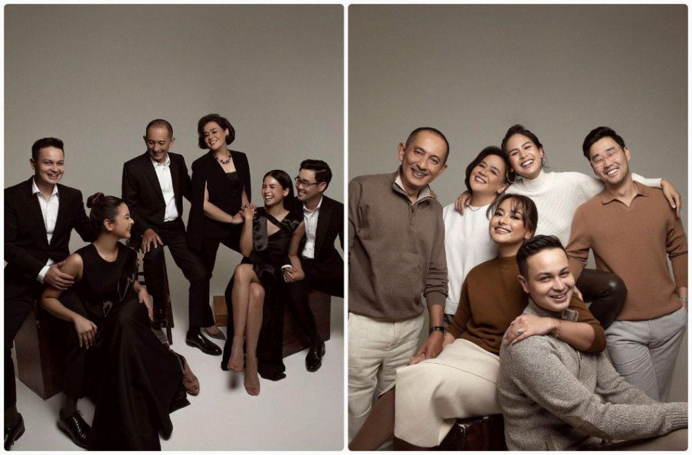 7 Foto Keluarga Maudy Ayunda, Berkelas dengan Busana Formal!