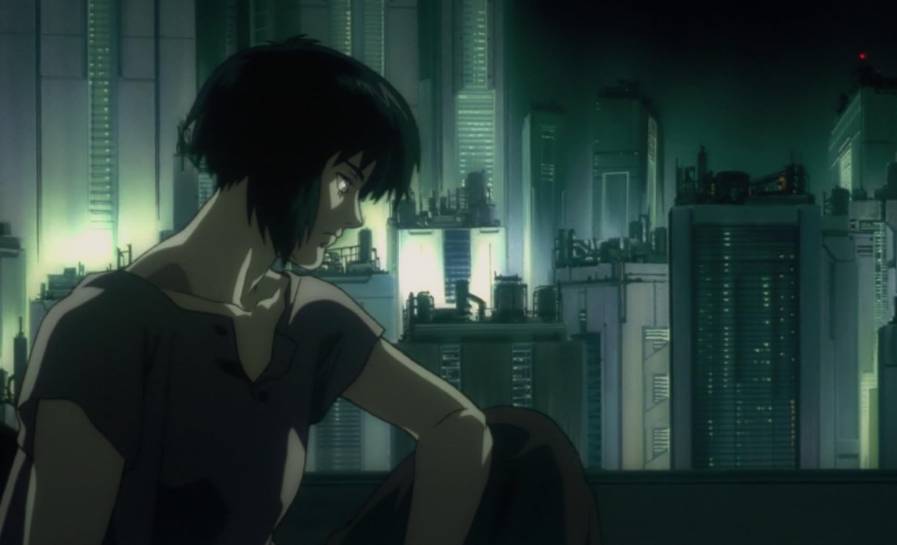 Motoko Kusanagi dari film anime Ghost in the Shell (1995) (dok. Production I.G/Ghost in the Shell (1995))