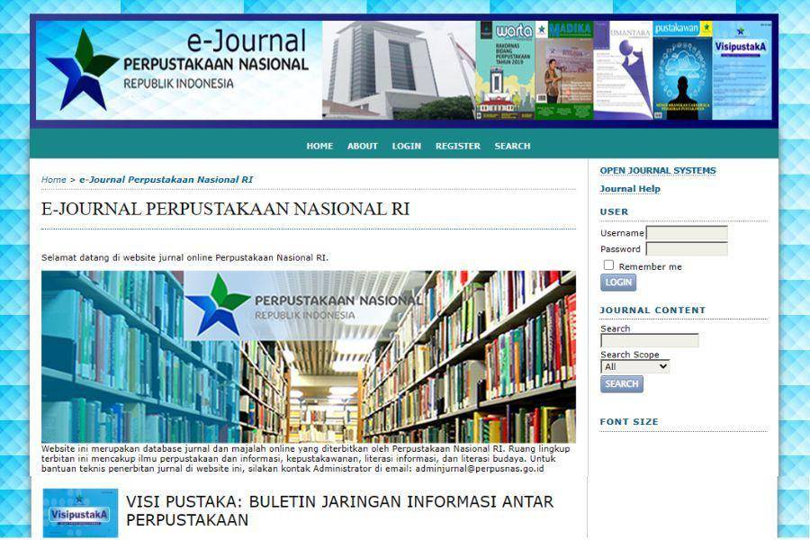 ilustrasi e-Journal Perpusnas (dok.ejournal.perpusnas.go.id)