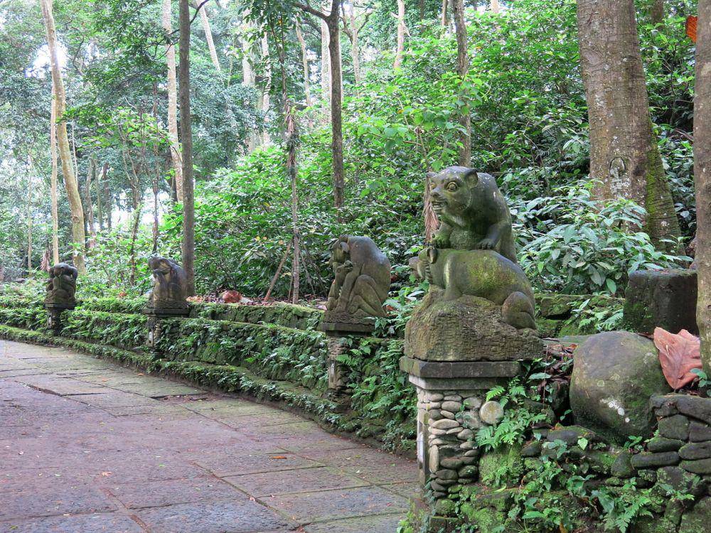 ilustrasi Monkey Forest, Ubud, Bali (wikimedia.org/Manuae)