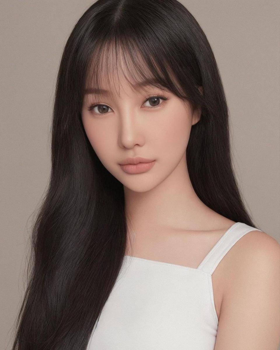 potret wajah AI Korea para seleb (instagram.com/lucintaluna_manjalita)