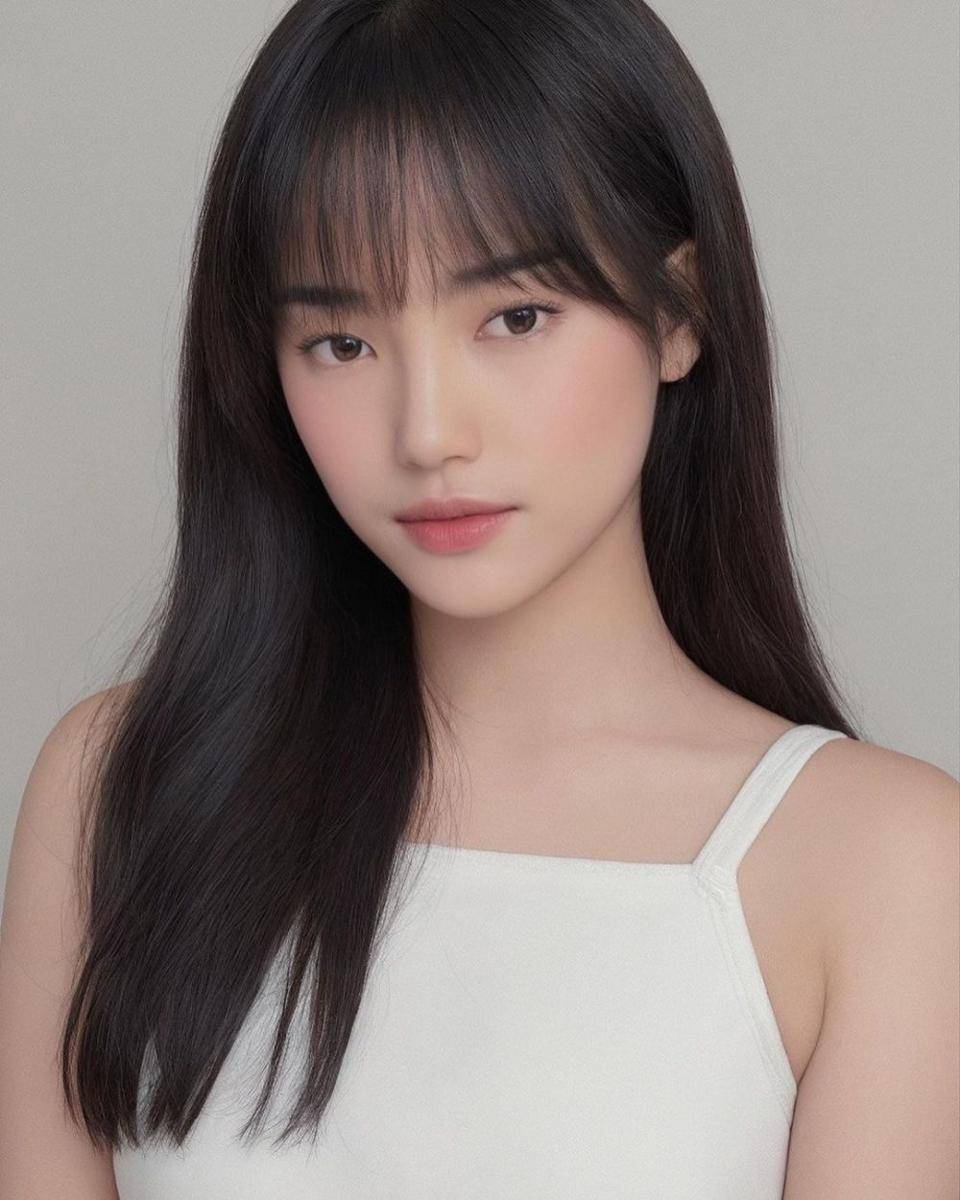potret wajah AI Korea para seleb (instagram.com/fuji_an)