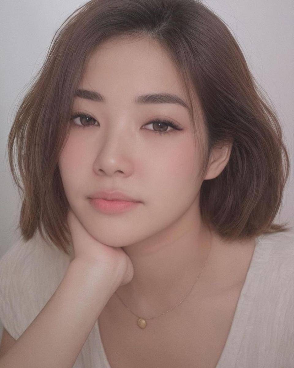 potret wajah AI Korea para seleb (instagram.com/gisel_la)