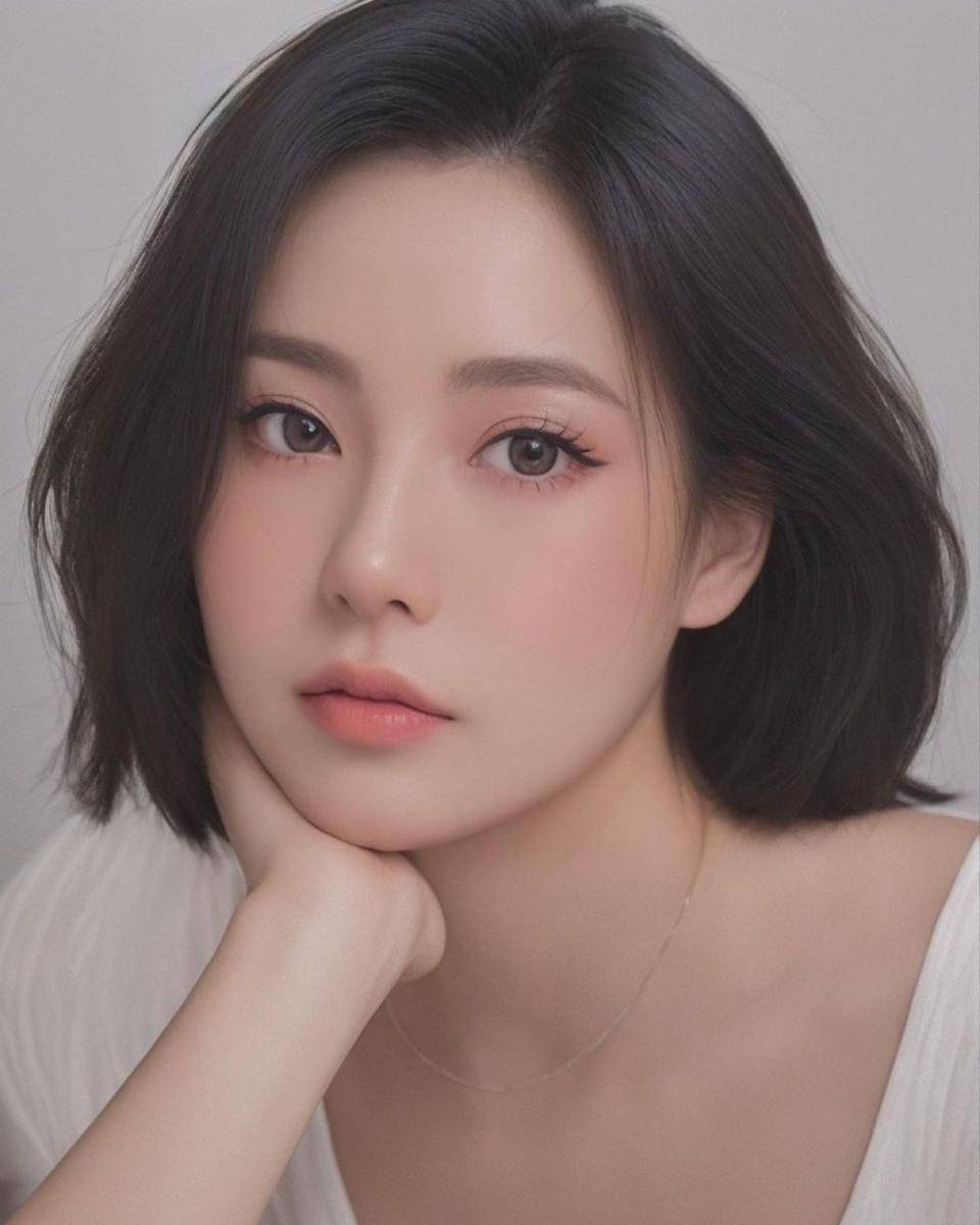 potret wajah AI Korea para seleb (instagram.com/tamaradai)