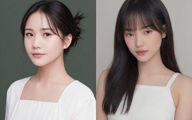 kolase wajah AI Korea para seleb (instagram.com/raffinagita1717 | instagram.com/fuji_an)
