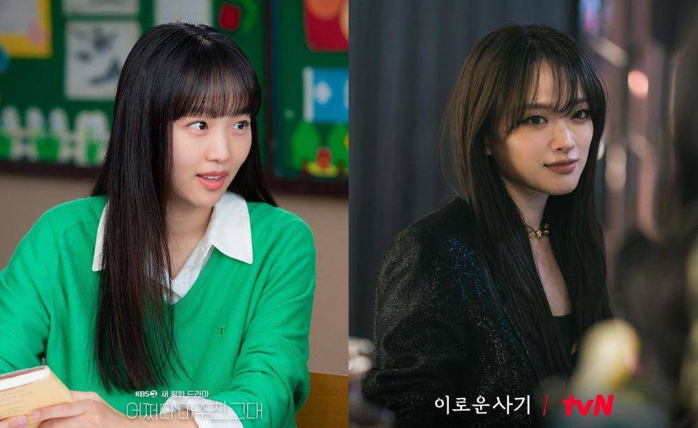 Jin Ki Joo di drama My Perfect Stranger (instagram.com/kbsdrama) | Chun Woo Hee di drama Delightfully Deceitful (instagram.com/tvn_drama)