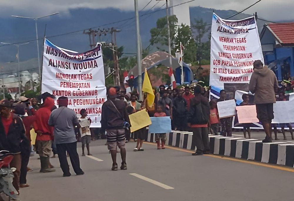 Masyarakat Tolak Pembangunan Kantor Gubernur Papua Pegunungan