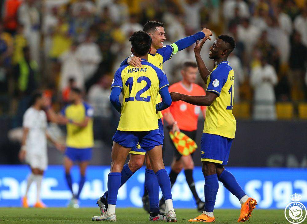 seleselebrasi gol pemain Al-Nassr (twitter.com/AlNassrFC_EN)