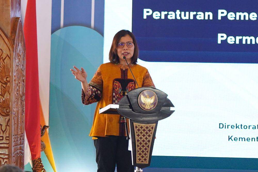 Sosialisasi pengadaan tanah untuk kepentingan umum yang digelar oleh Direktorat Jenderal Pengadaan Tanah dan Pengembangan Pertanahan Kementerian Agraria dan Tata Ruang/Badan Pertanahan Nasional di Pendopo Panjalu Jayati, Kediri, Jumat (26/6). (Dok. Pemkab Kediri)
