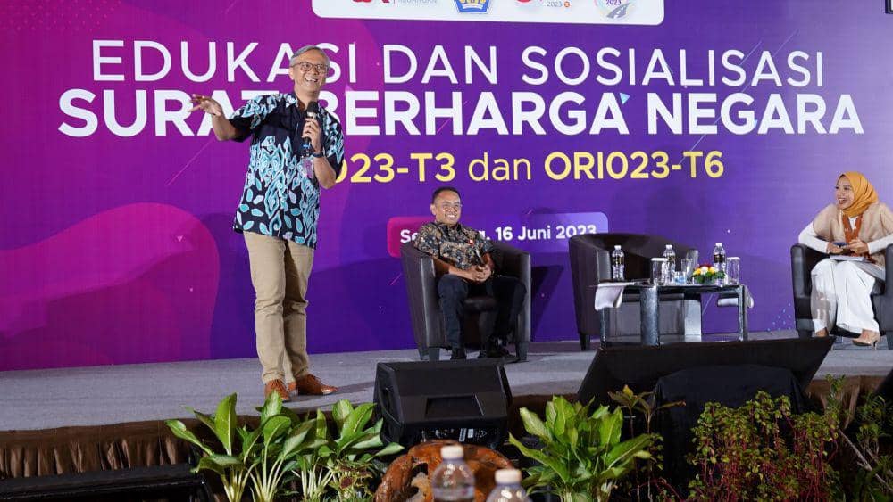 Kantor OJK Regional 3 Jateng dan DIY menyelenggarakan acara “Edukasi dan Sosialisasi Surat Berharga Negara” di Kota Semarang, Jumat (16/6/2023). (dok. OJK)