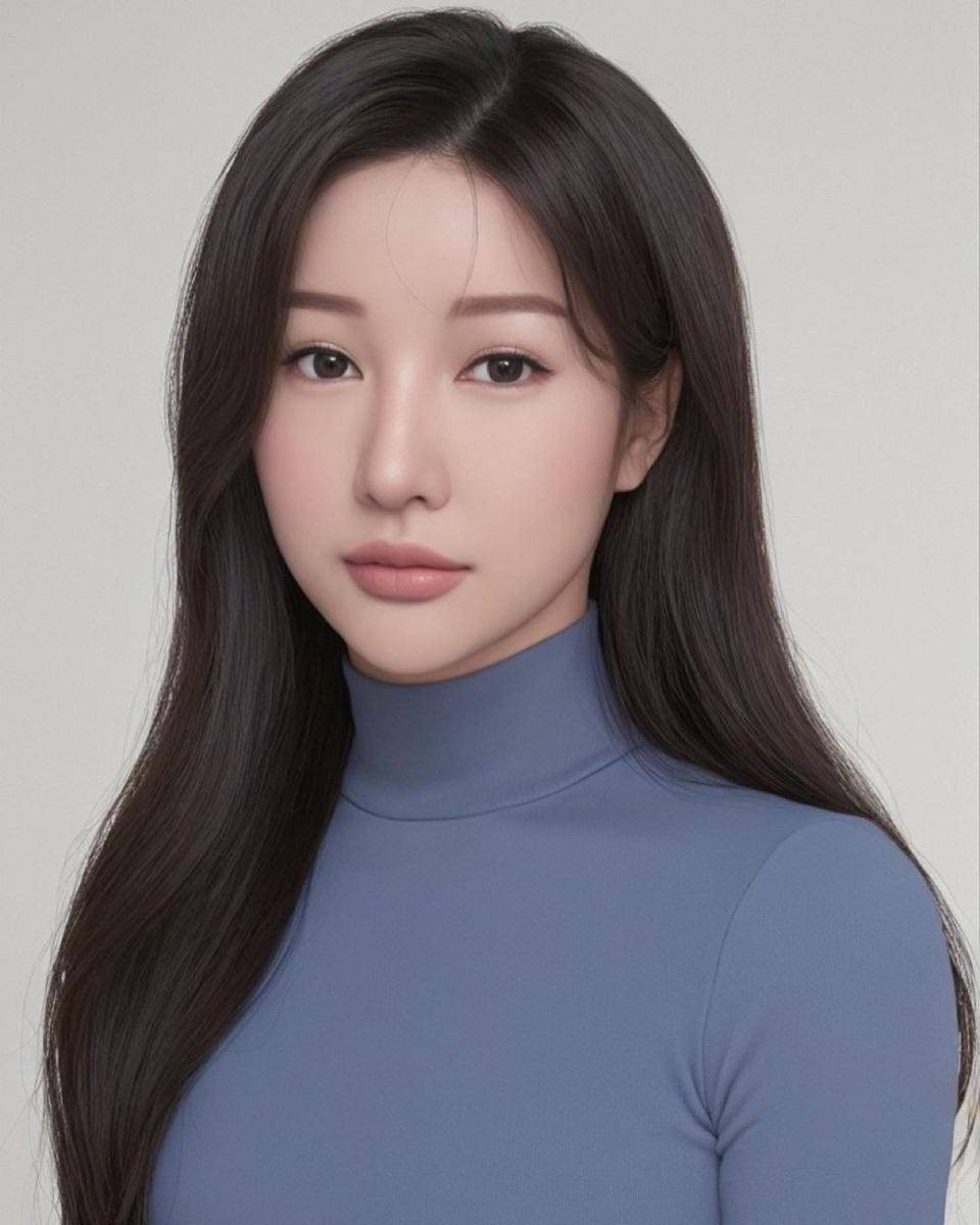 potret artis pakai AI filter Korea yang viral (instagram.com/lucintaluna_manjalita)