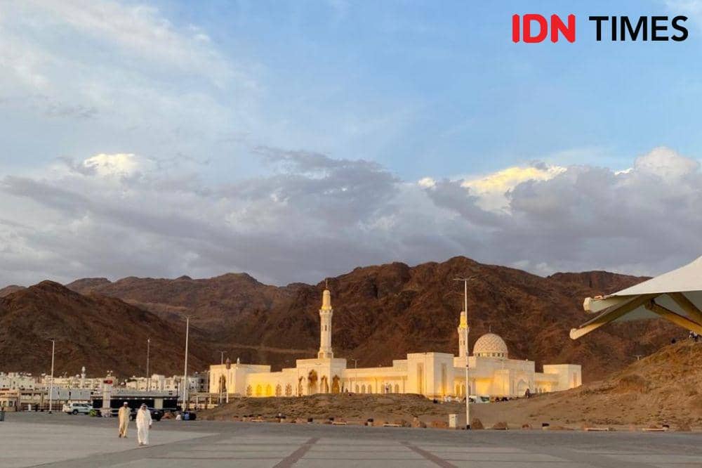 Masjid Syuhada di Jabal Uhud, Madinah, Arab Saudi