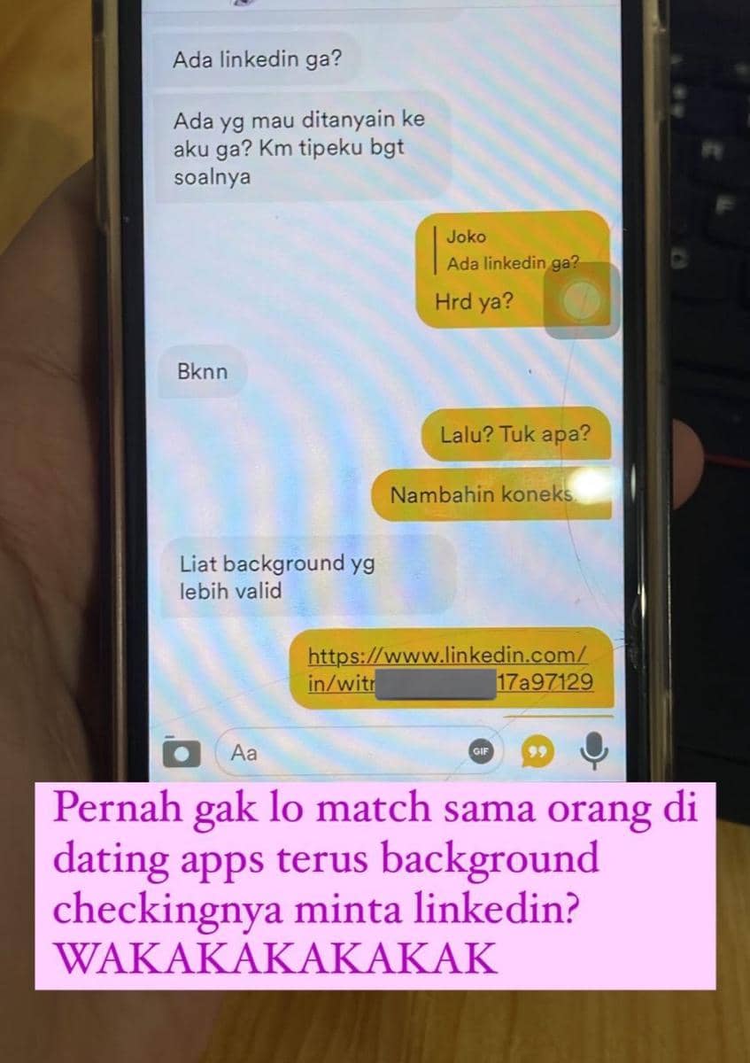 Chat lucu warganet (twitter com/dxrkchocolx)