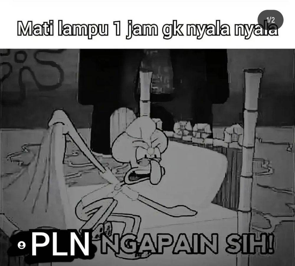 meme kebangun tengah malam nyalahin orang (instagram.com/polosanmeme.in)