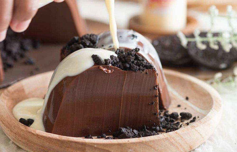 Resep Puding Cokelat Saus Vanila, Siap untuk Memanjakan Lidah!