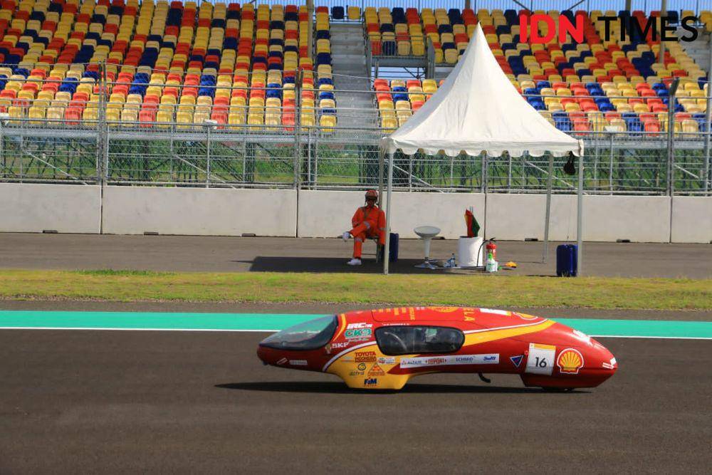 Prototipe kendaraan hemat energi di ajang Shell Eco Marathon Asia 2022. (IDN Times/Muhammad Nasir)