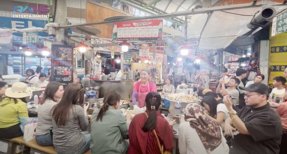 momen Nagita mencoba mi viral di Korea Selatan (youtube.com/RANS Entertainment)