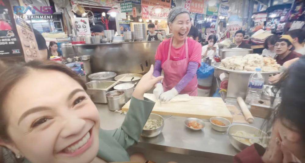 momen Nagita mencoba mi viral di Korea Selatan (youtube.com/RANS Entertainment)