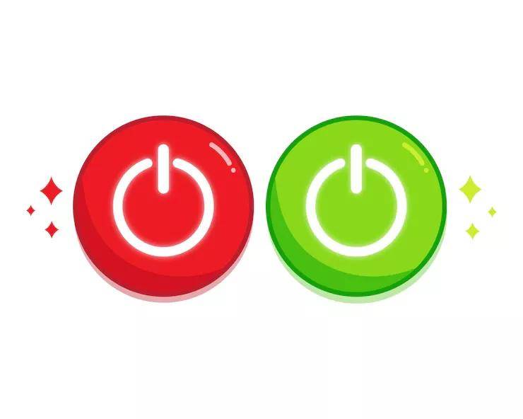 ilustrasi tombol on/off (freepik.com/mamewmy)
