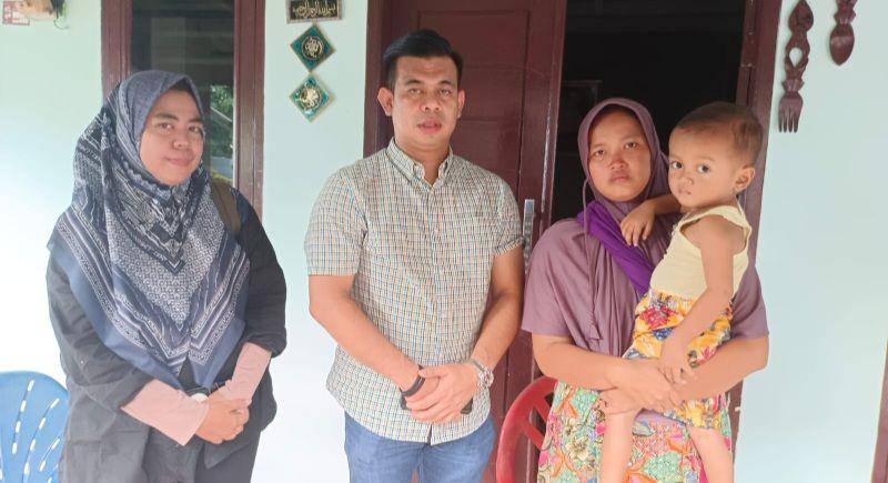 Kondisi balita Ismail yang menagalami kebocoran usus (Dok. Istimewa)