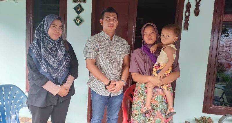 Kondisi balita Ismail yang menagalami kebocoran usus (Dok. Istimewa)