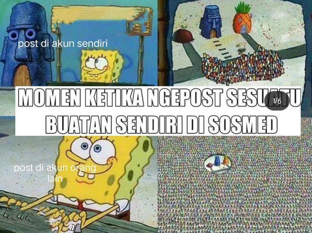 7 Meme Ramai versus Sepi, Relate dengan Kebiasaan Masyarakat