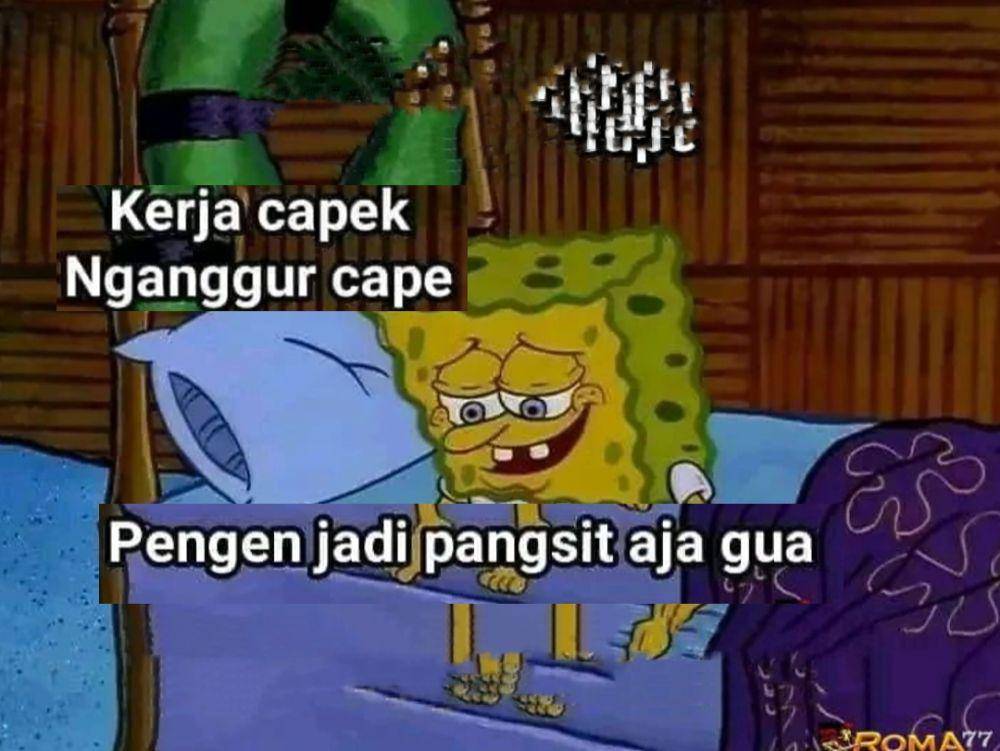 meme melamun saat bangun tidur (instagram.com/shitpost.indonesiaa)