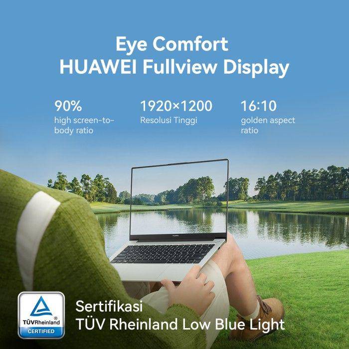 ilustrasi Huawei MateBook D14 2023 (tokopedia.com/Huawei Official Store)