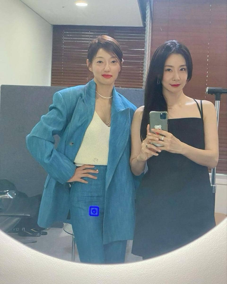 potret pemain drama Battle for Happiness di balik layar (instagram.com/hyojoo.p)