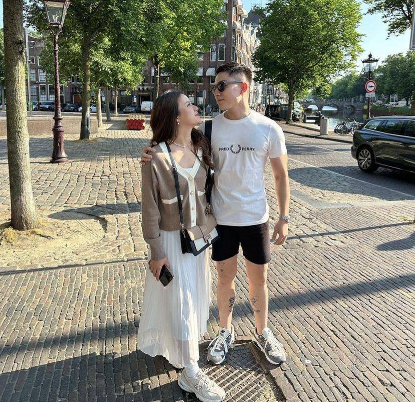 potret liburan Anggi Marito dan kekasih ke Amsterdam (instagram.com/kenjiganessha)