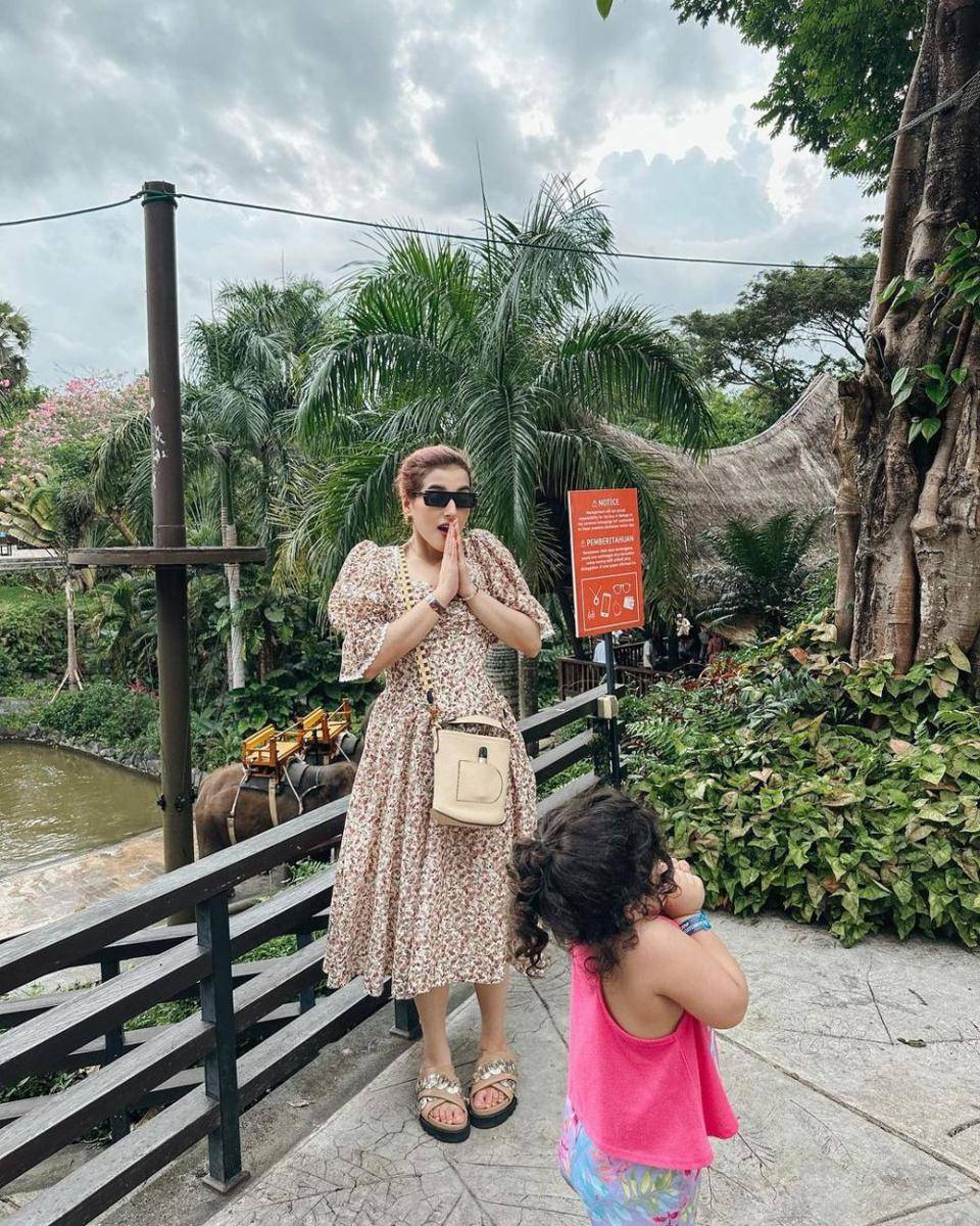 OOTD rambut merah ala Tasya Farasya (instagram.com/tasyafarasya)