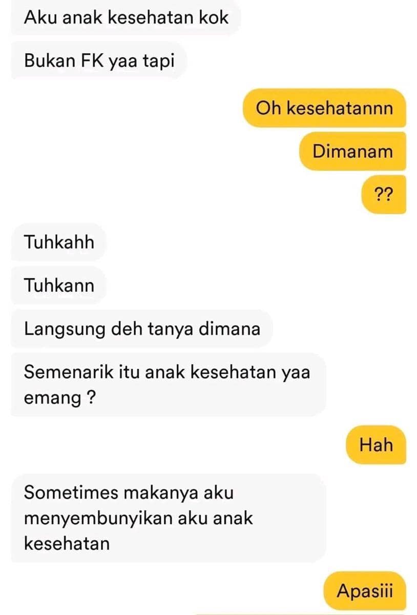 Chat lucu warganet (twitter.com/bumblesupremacy)