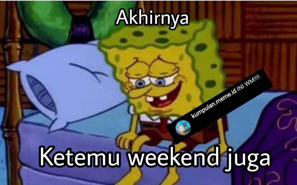 meme melamun saat bangun tidur (instagram.com/kumpulan.meme.id)