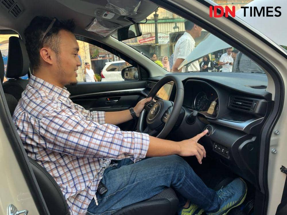 Peluncuran Suzuki New XL7 Hybrid di Kawasan Kota Lama Semarang, Sabtu (17/6/2023). (IDN Times/Anggun Puspitoningrum)