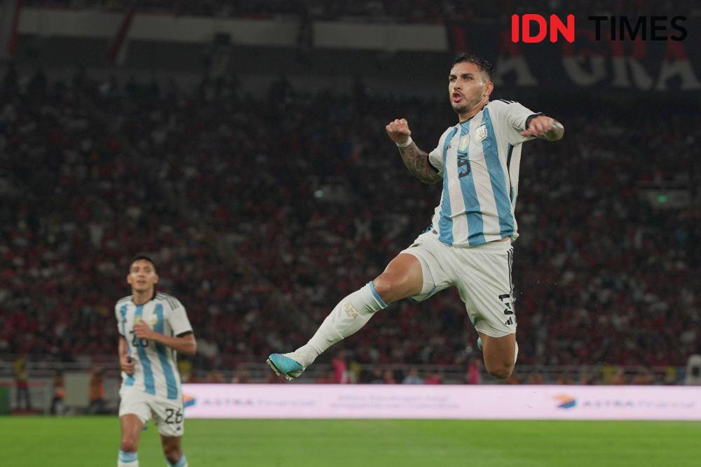 Gol Spektakuler Bikin Indonesia Tertinggal dari Argentina