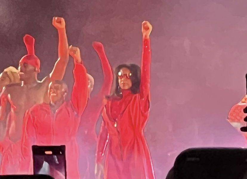 potret Caca Tengker nonton konser Beyonce (Instagram.com/cacatengker)