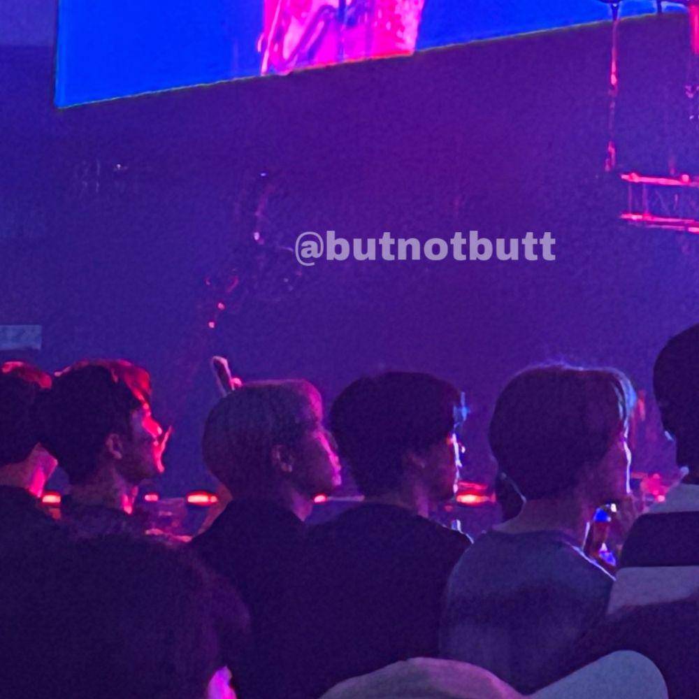 member NCT DREAM yang menghadiri konser Bruno Mars (twitter.com/butnotbutt)