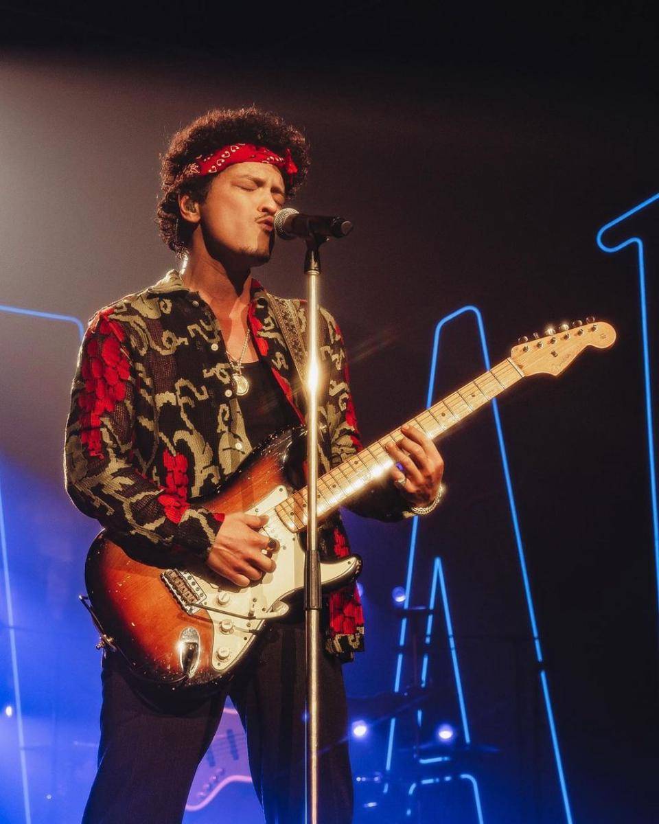 konser Bruno Mars di Seoul yang menuai kontroversi (instagram.com/brunomars)