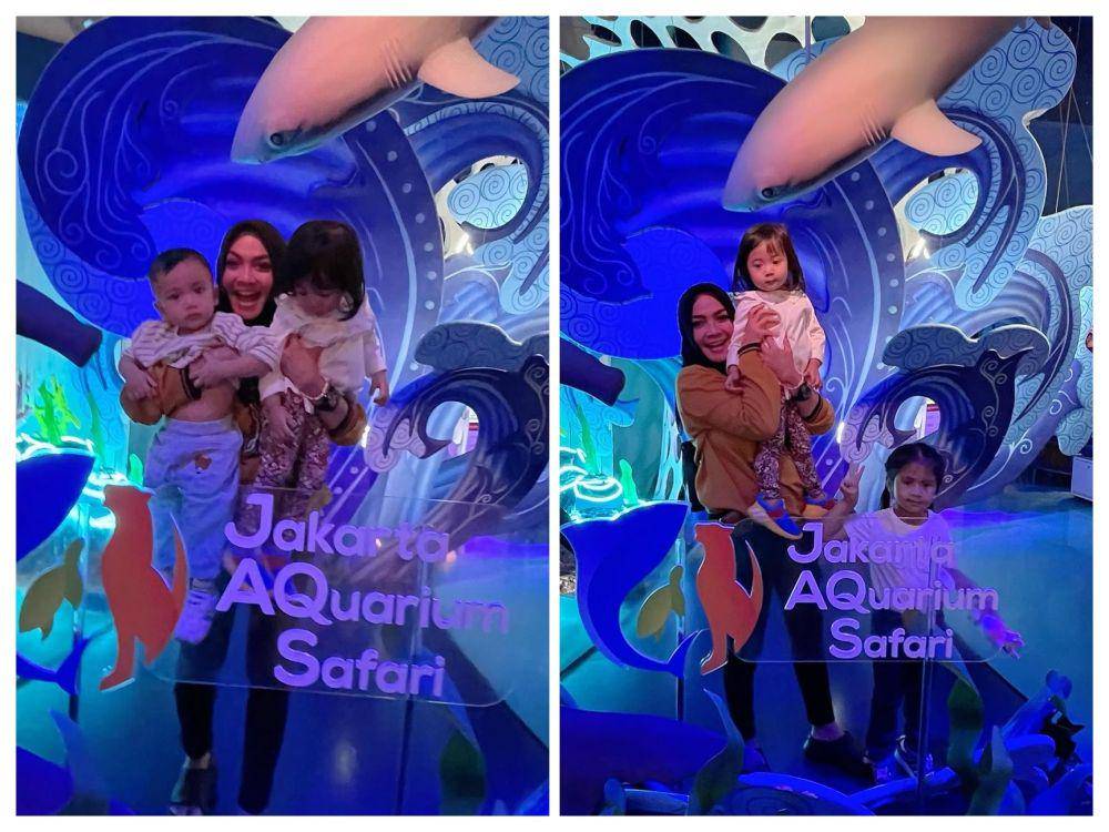 potret Mama Rieta saat momong cucu (instagram.com/rieta_amilia)