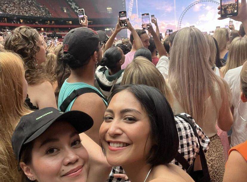 potret Caca Tengker nonton konser Beyonce (Instagram.com/cacatengker)