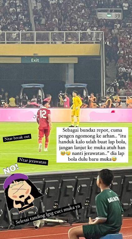 potret keluarga Zaskia Adya Mecca nonton timnas sepak bola Indonesia versus Argentina (instagram.com/zaskiaadyamecca)