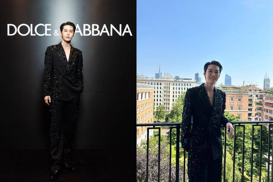 Doyoung di Dolce Gabbana Men’s SS24 Fashion Show (twitter.com/NCTsmtown/status)