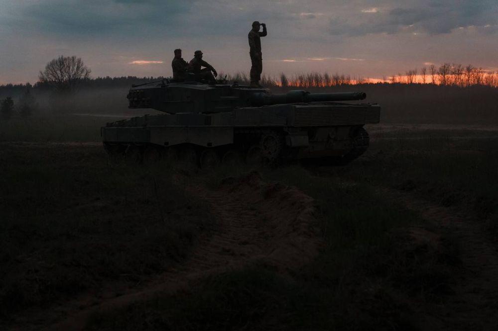 Ilustrasi tank Leopard di Ukraina (Twitter.com/Defense of Ukraine)