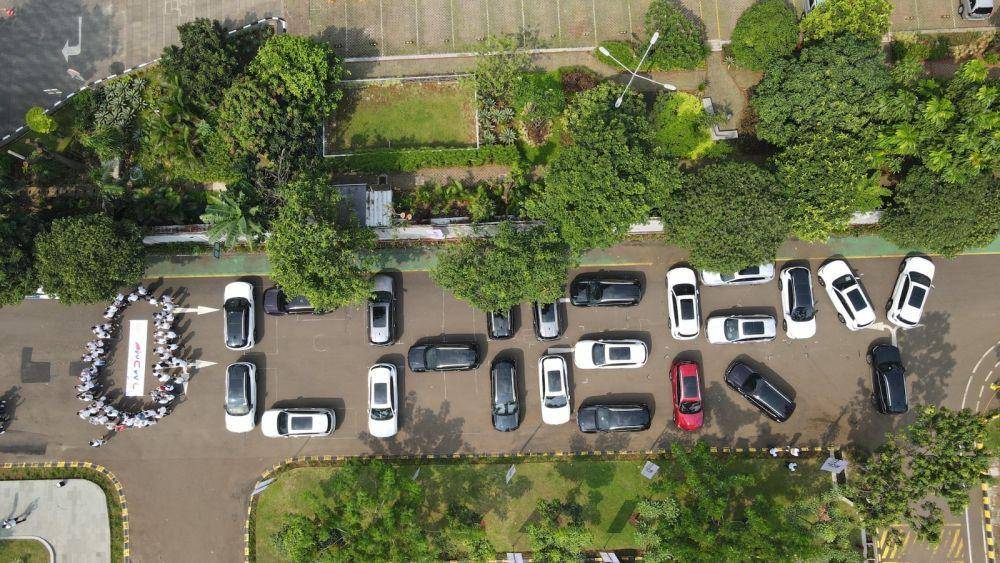 Mobil-mobil konsumen Chery terparkir (dok. CSI)