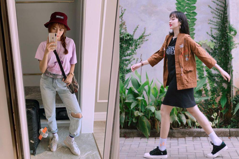 9 Ide Outfit Hangout ala Indah Kusuma, Effortless tapi Kece