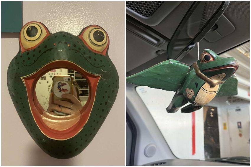 kolase potret objek bertema kodok unik (reddit.com/user/copperboomb**** | reddit.com/user/bag-o-frogs)