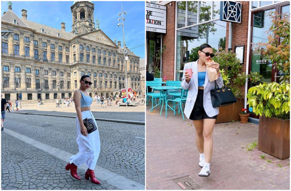 10 Potret Liburan Wanda Hara ke Belanda, Stylish Nonton Beyonce!