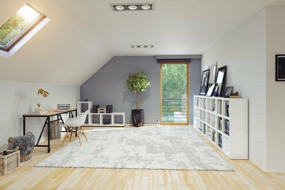 ilustrasi ruangan yang menggunakan skylight (unsplash.com/unsplash+)