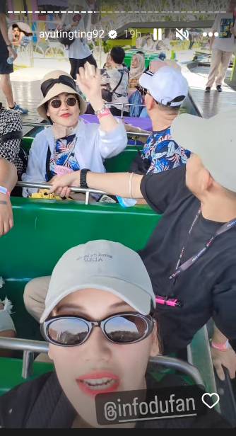momen Ayu Ting Ting dan keluarga liburan di Dufan (instagram.com/ayutingting92)