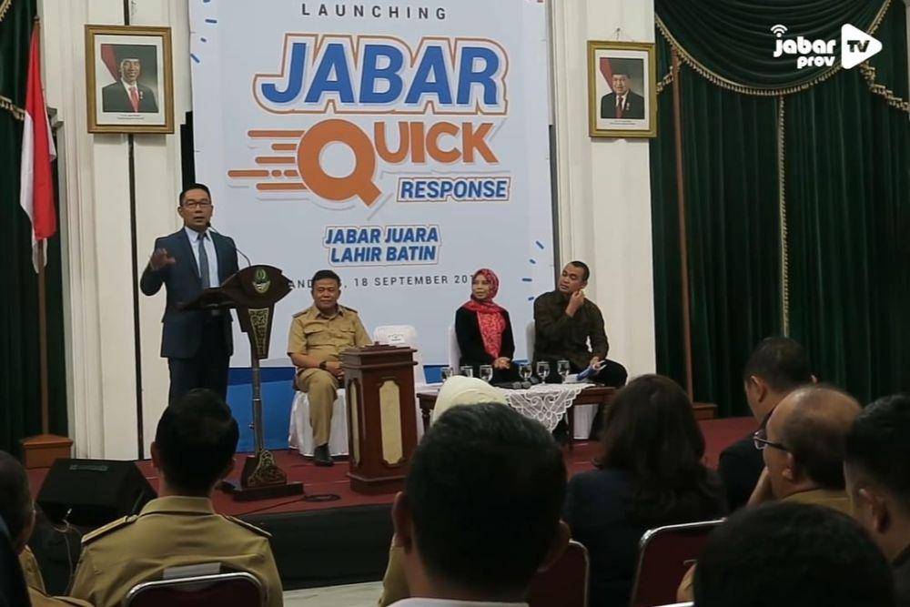 launching Jabar Quick Response (dok. Pemprov Jabar/Jabarprov TV)